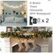 2 Pack 20ft Battery Operated Christmas Lights String Lights with Remote Control, 60 LEDs Clear Mini Christmas Tree Lights Warm White for Bedroom Indoor Outdoor Decor
